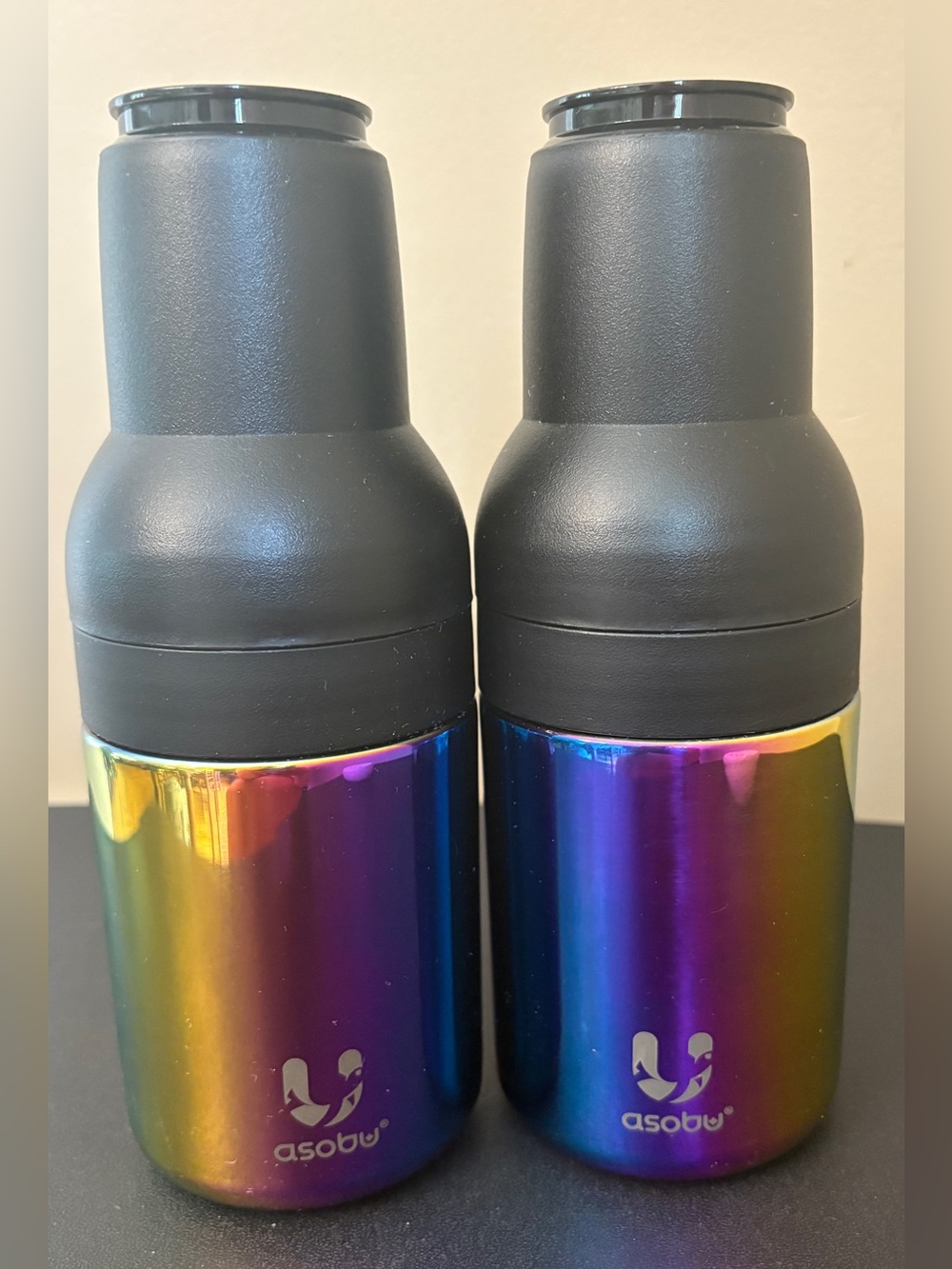 Set of 2 Asobu Rainbow Insulated Beer Bottle Coolers